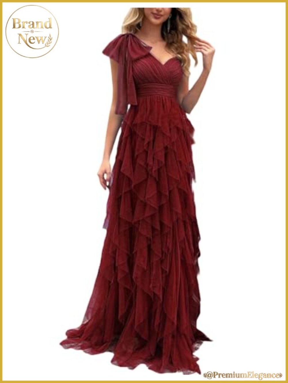 Womens One Shoulder Maxi Formal Dress Side Slit Chiffon Prom